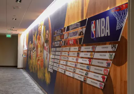 Marquette Men’s Basketball areas at Fiserv Forum