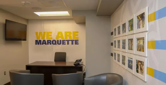 Marquette Men’s Basketball areas at Fiserv Forum