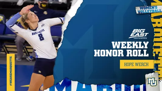 Hope Werch honor roll big east