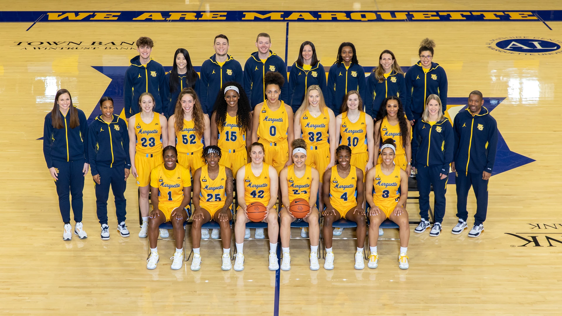 2020-21 Marquette Women's Basketball Team Photo