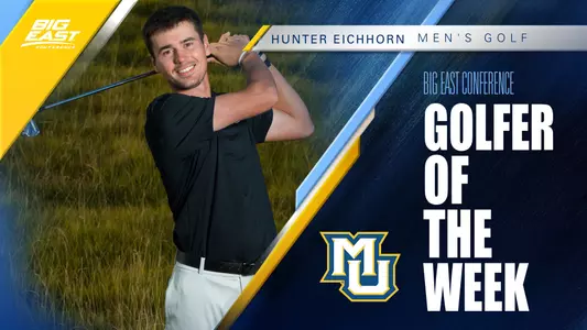 Hunter Eichhorn 2020 big east GOLFER OF THE WEEK