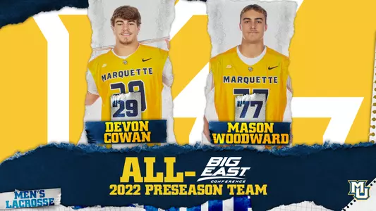 Devon Cowan Mason Woodward AllBIG EAST-Preseason 2022