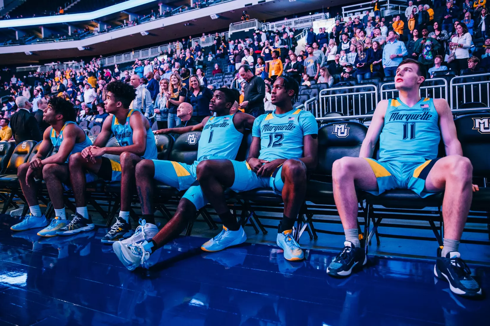 Marquette Men's basketball defeats LIU 95-58 in Fiserv Forum on Thursday November 17, 2022.