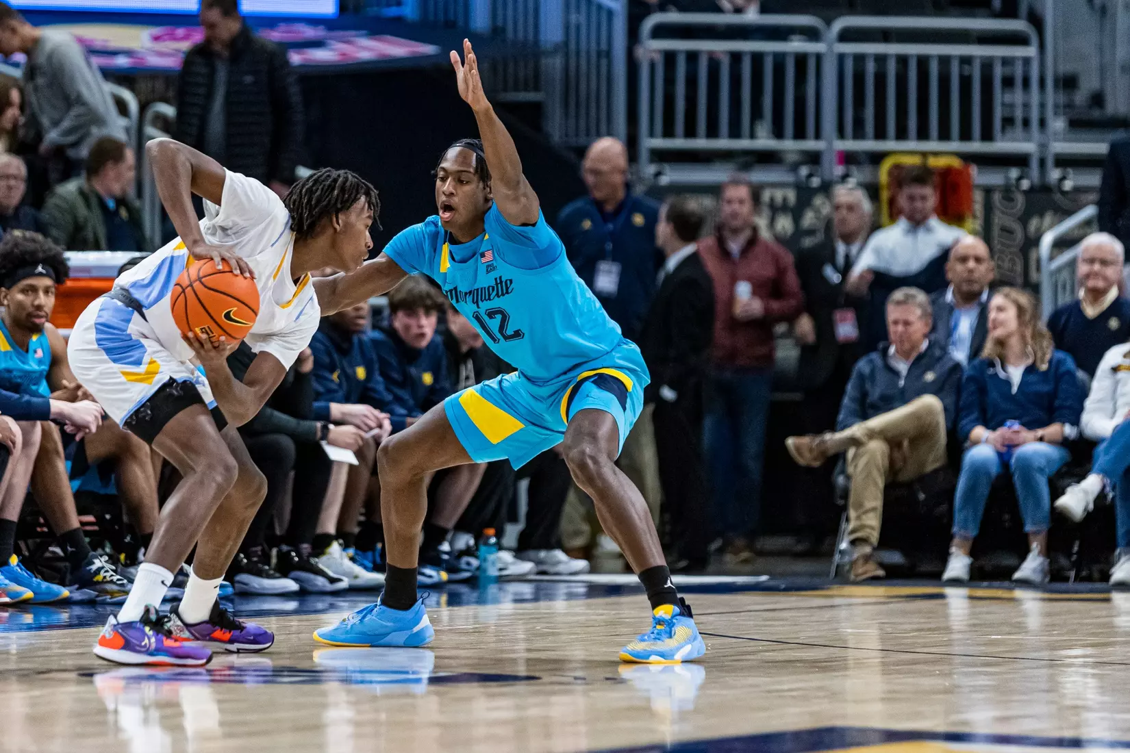 Marquette Men's basketball defeats LIU 95-58 in Fiserv Forum on Thursday November 17, 2022.