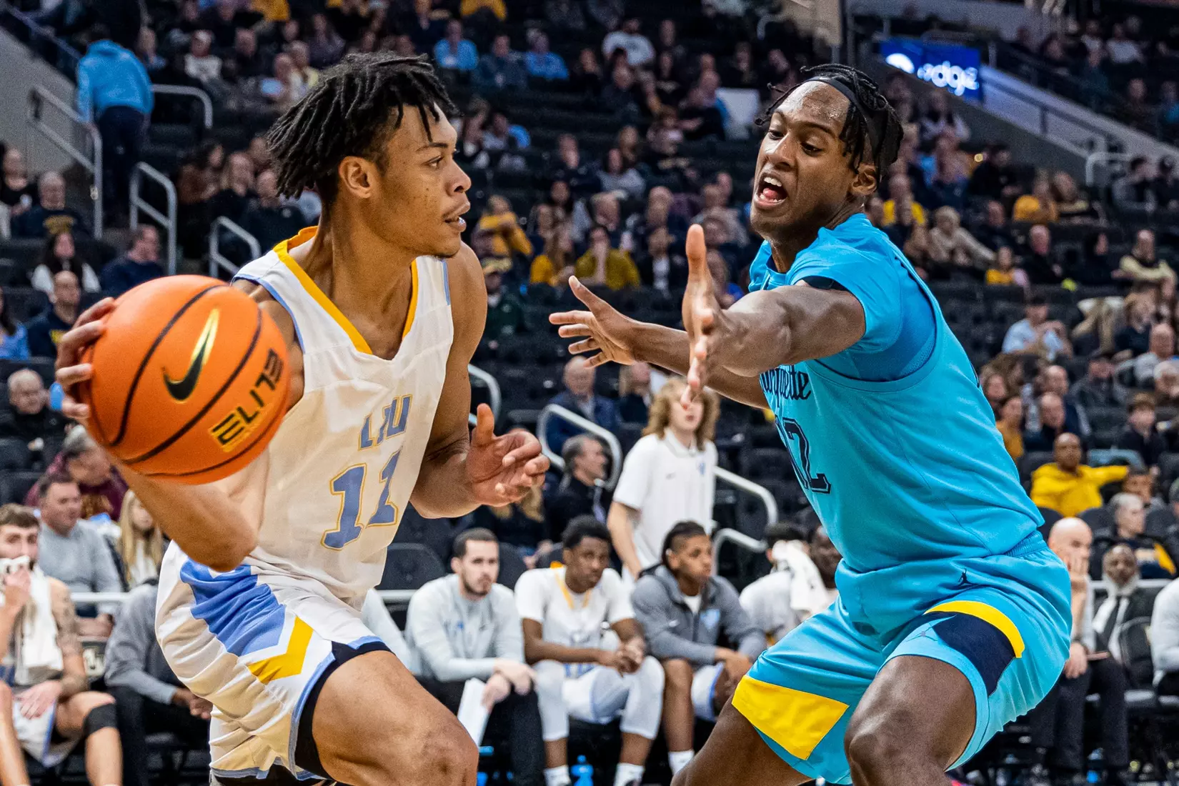 Marquette Men's basketball defeats LIU 95-58 in Fiserv Forum on Thursday November 17, 2022.
