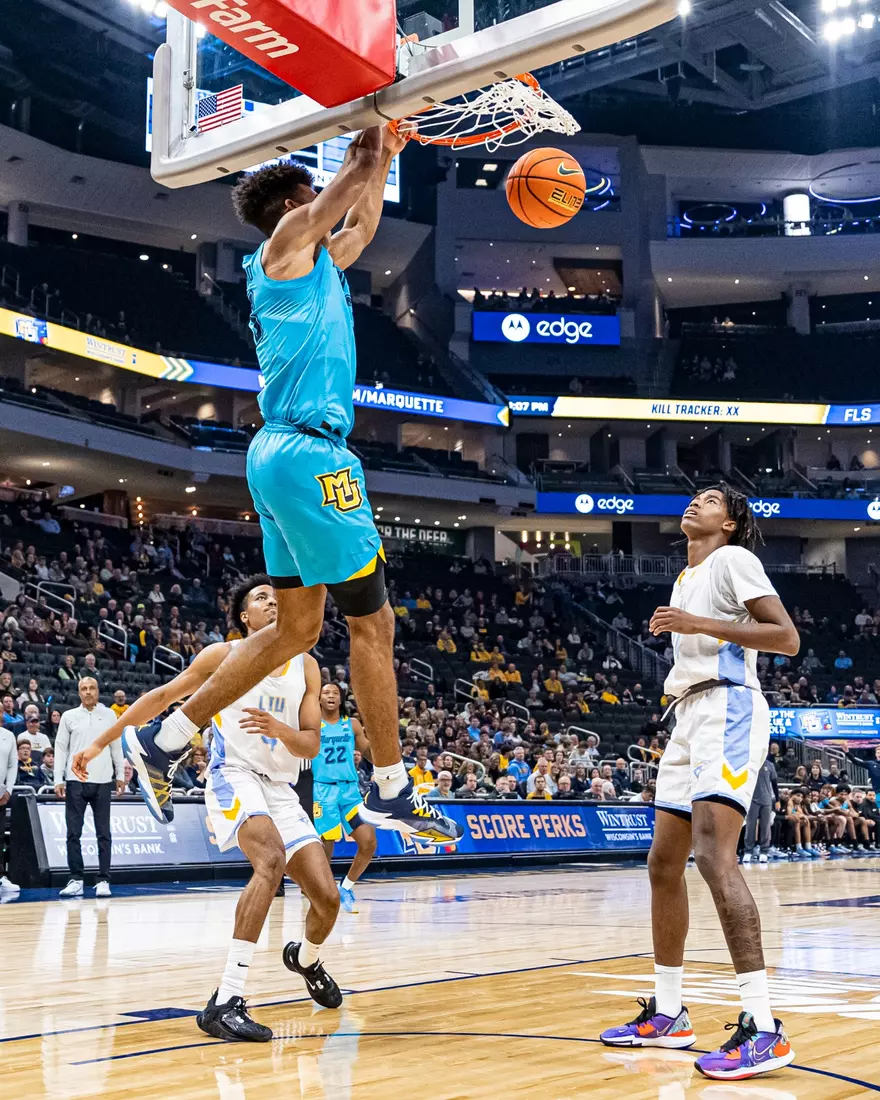 Marquette Men's basketball defeats LIU 95-58 in Fiserv Forum on Thursday November 17, 2022.