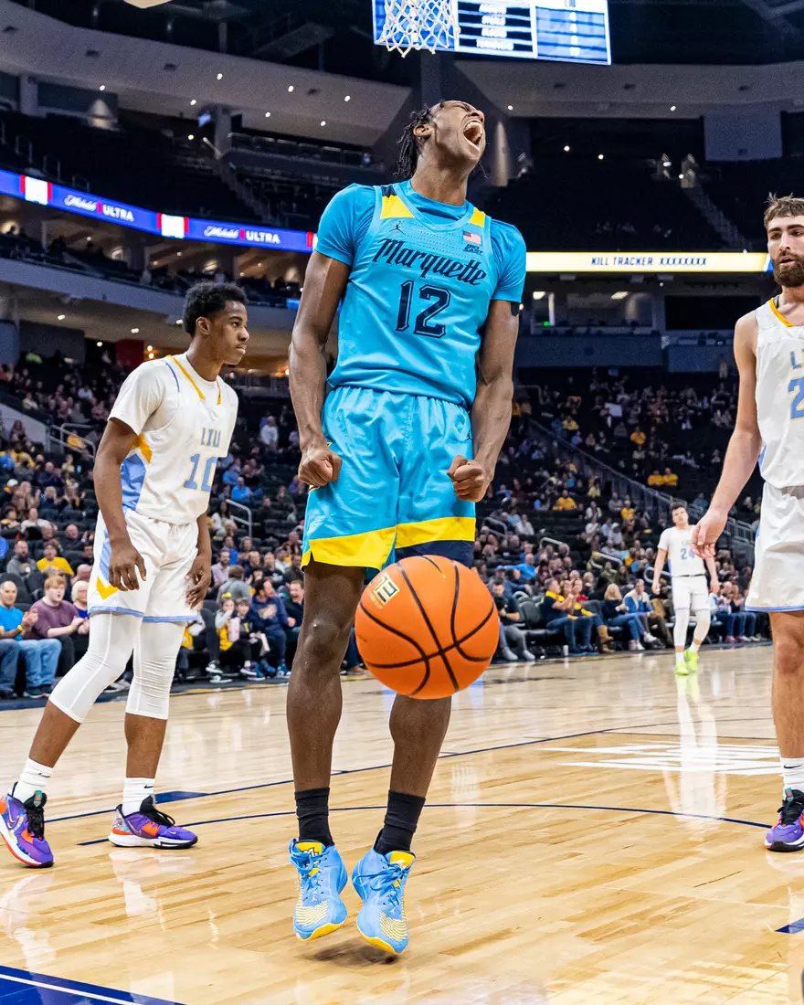 Marquette Men's basketball defeats LIU 95-58 in Fiserv Forum on Thursday November 17, 2022.