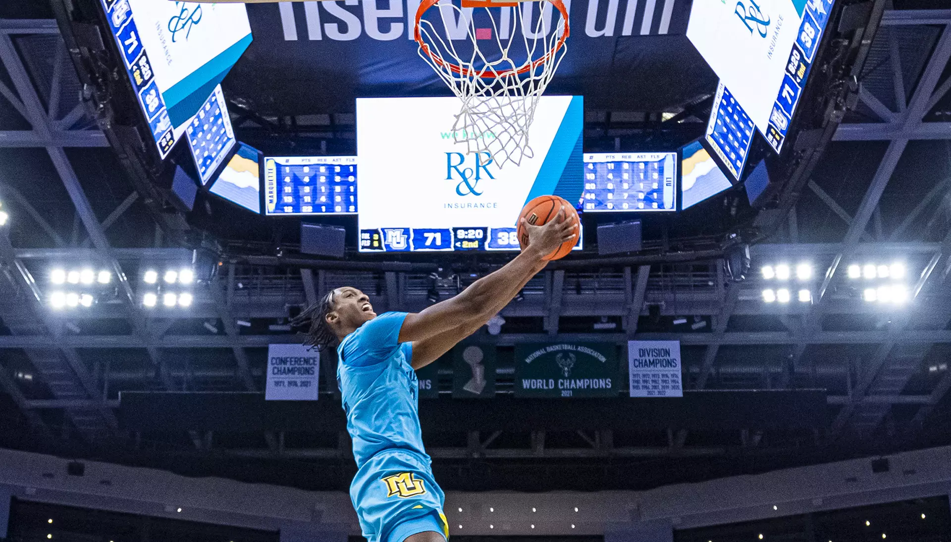 Marquette Men's basketball defeats LIU 95-58 in Fiserv Forum on Thursday November 17, 2022.