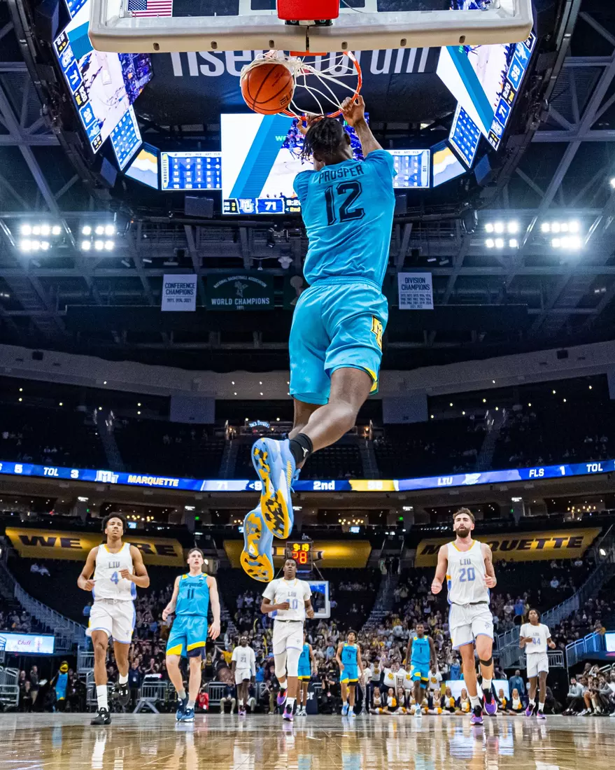 Marquette Men's basketball defeats LIU 95-58 in Fiserv Forum on Thursday November 17, 2022.