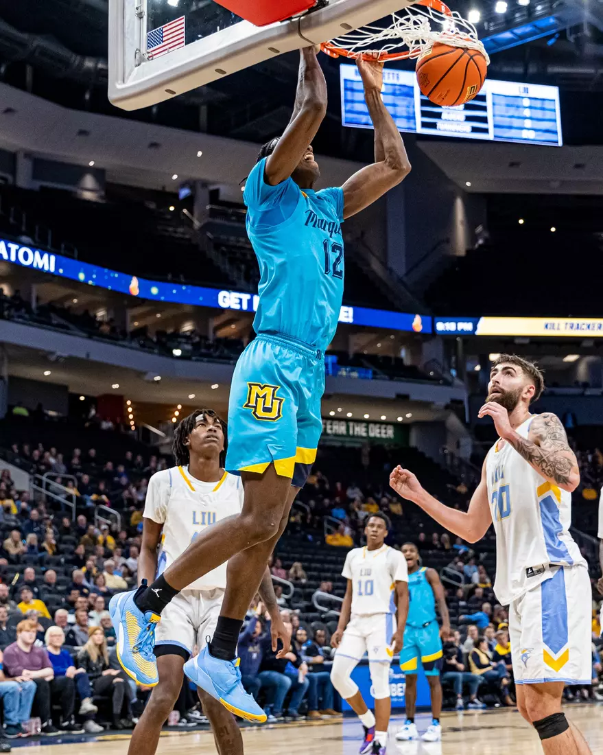 Marquette Men's basketball defeats LIU 95-58 in Fiserv Forum on Thursday November 17, 2022.