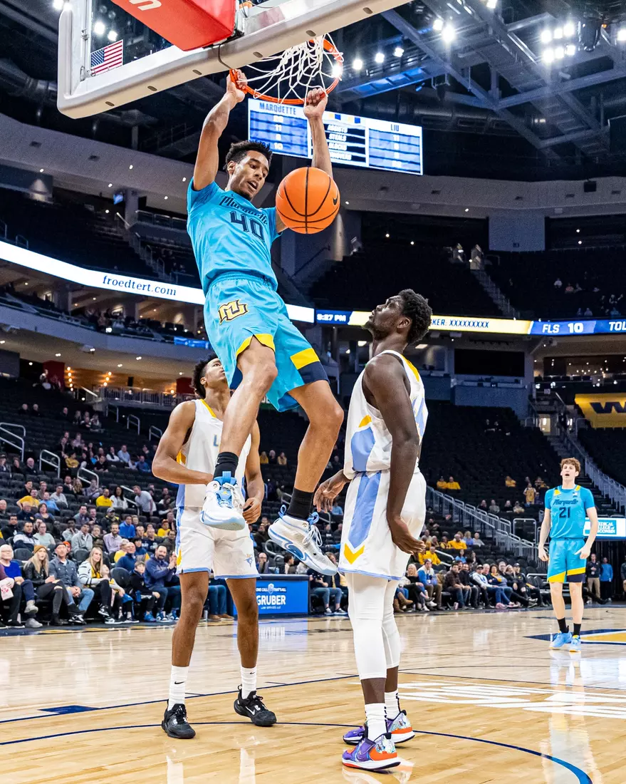 Marquette Men's basketball defeats LIU 95-58 in Fiserv Forum on Thursday November 17, 2022.