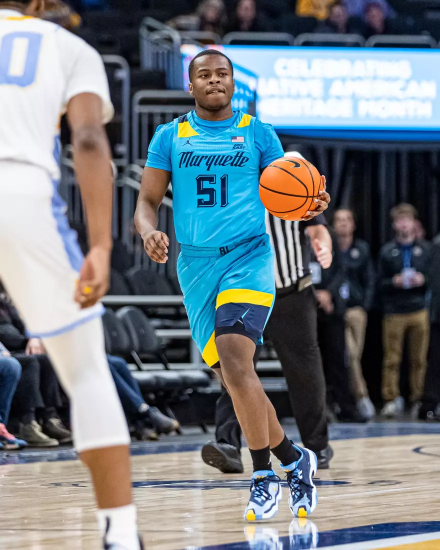Marquette Men's basketball defeats LIU 95-58 in Fiserv Forum on Thursday November 17, 2022.