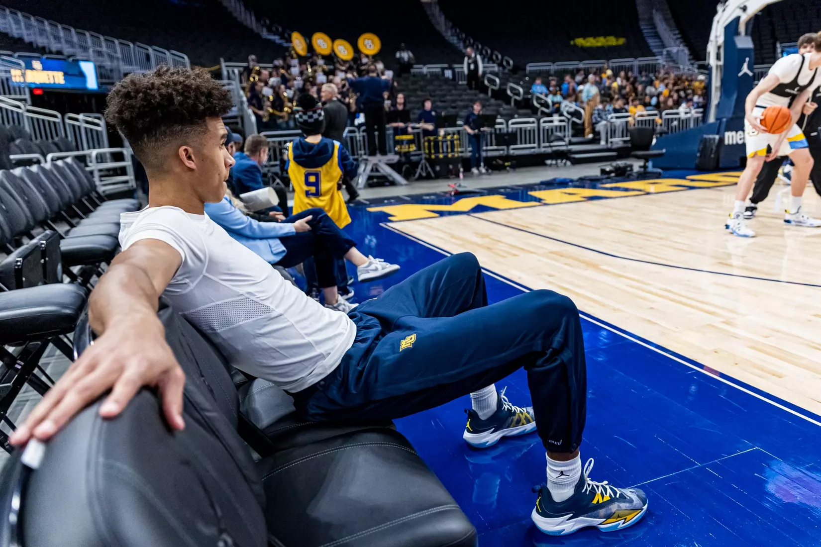 Marquette Men's Basketball beats Radford 79-69 at Fiserv Forum in Milwaukee, WI on Monday November 7, 2022.