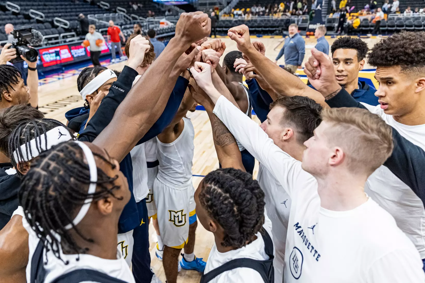 Marquette Men's Basketball beats Radford 79-69 at Fiserv Forum in Milwaukee, WI on Monday November 7, 2022.
