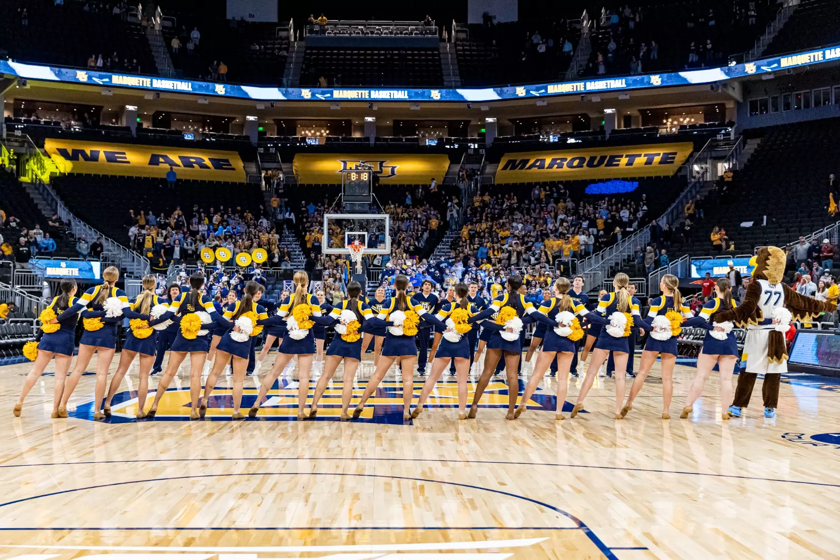 Marquette Men's Basketball beats Radford 79-69 at Fiserv Forum in Milwaukee, WI on Monday November 7, 2022.