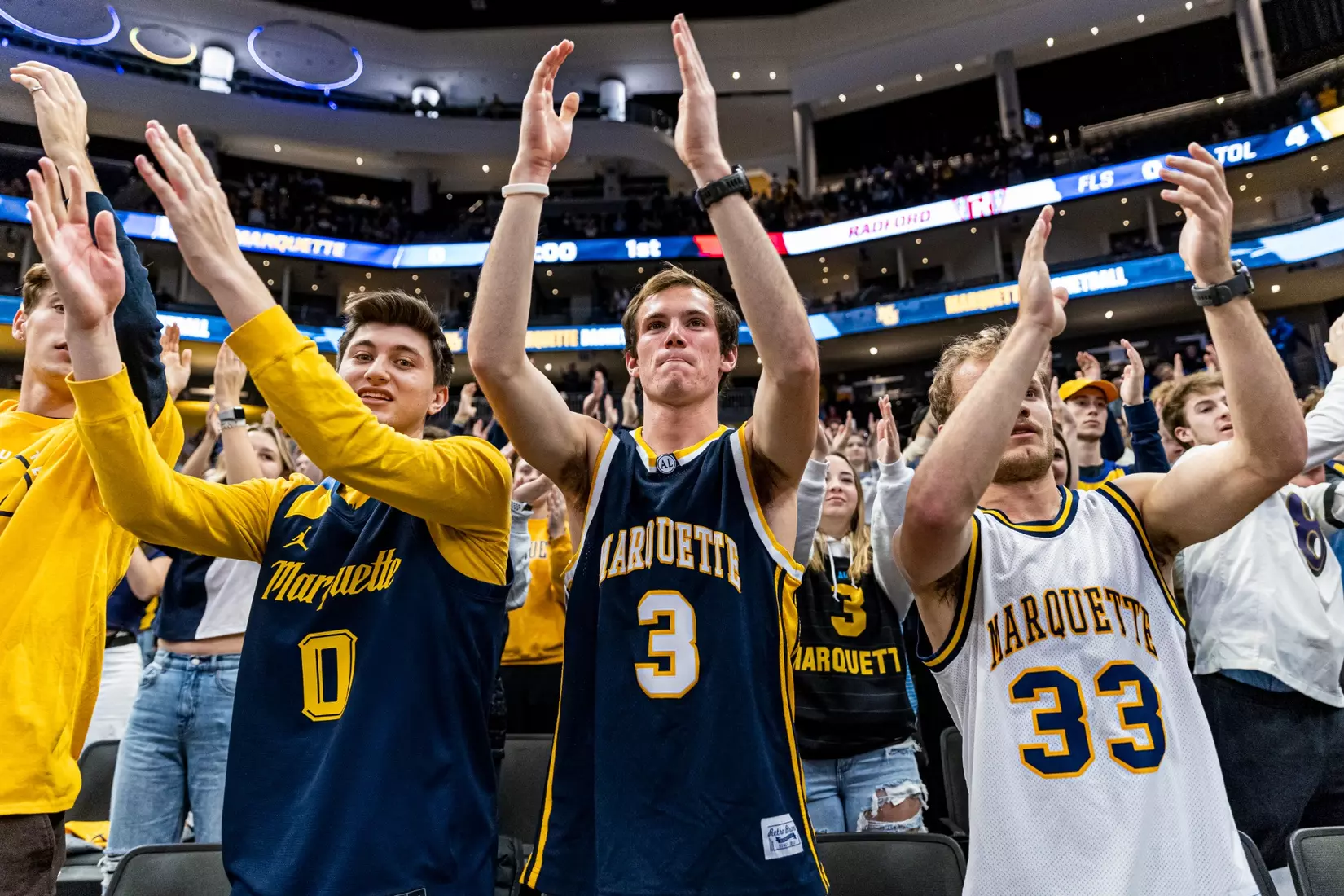 Marquette Men's Basketball beats Radford 79-69 at Fiserv Forum in Milwaukee, WI on Monday November 7, 2022.