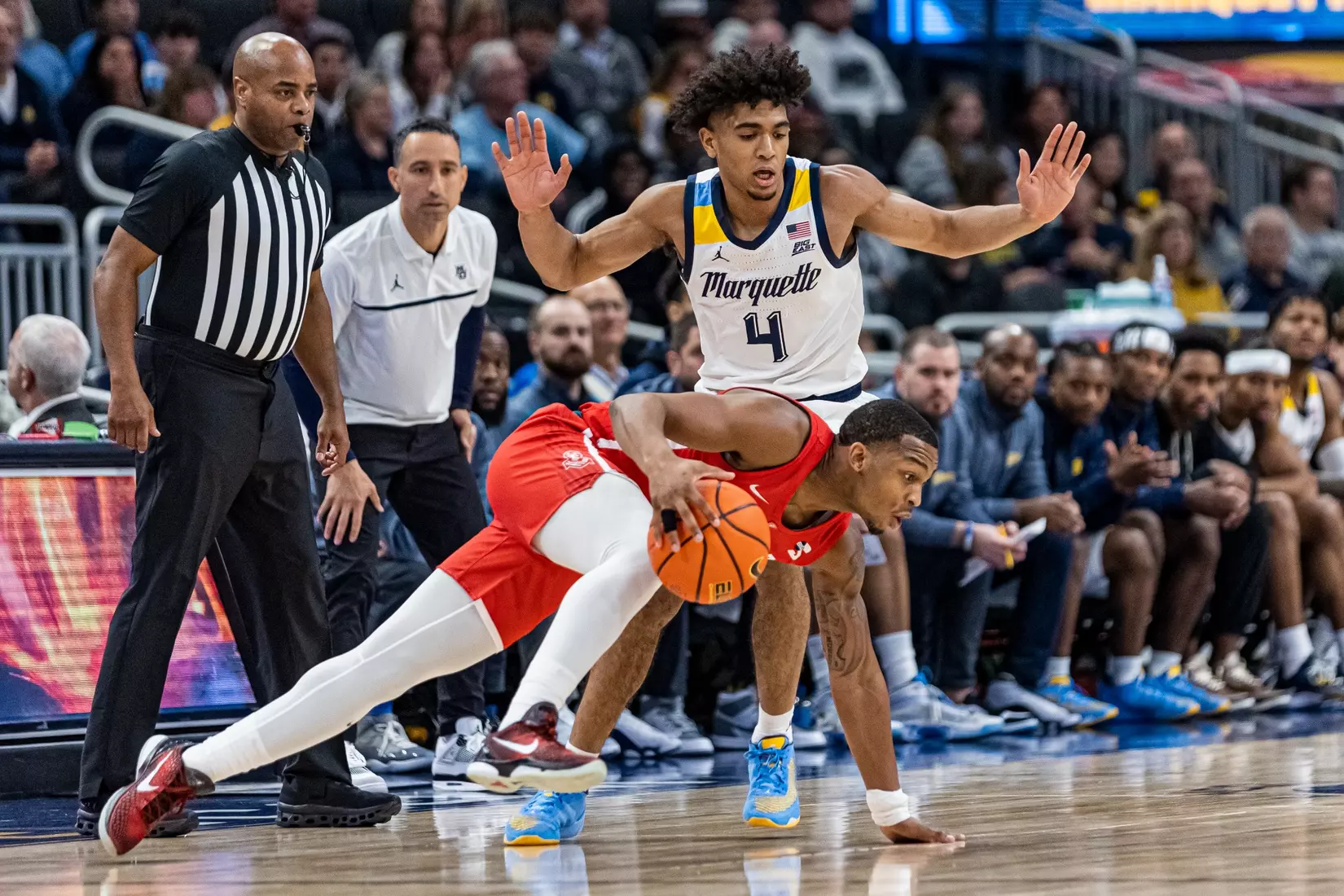 Marquette Men's Basketball beats Radford 79-69 at Fiserv Forum in Milwaukee, WI on Monday November 7, 2022.