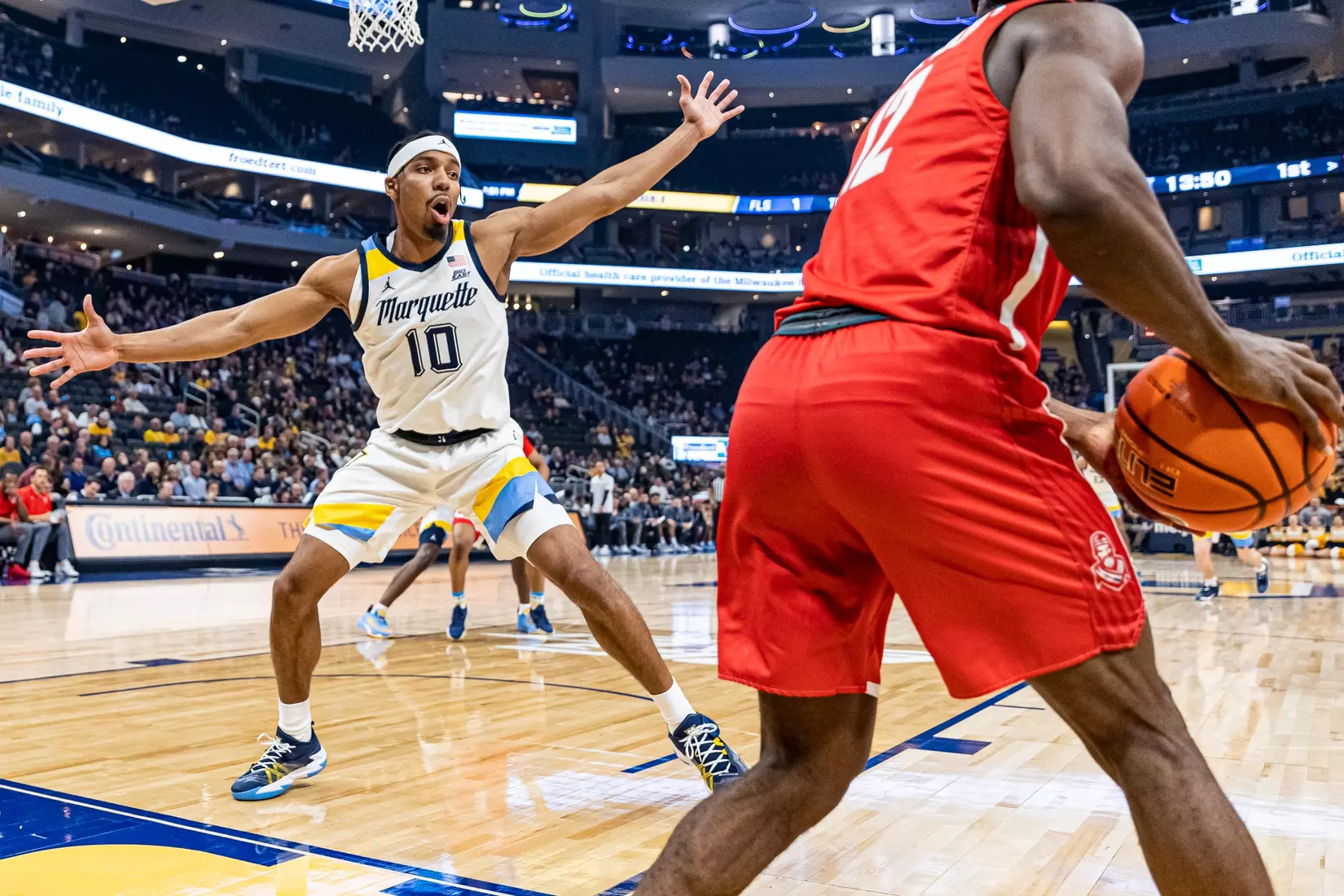 Marquette Men's Basketball beats Radford 79-69 at Fiserv Forum in Milwaukee, WI on Monday November 7, 2022.