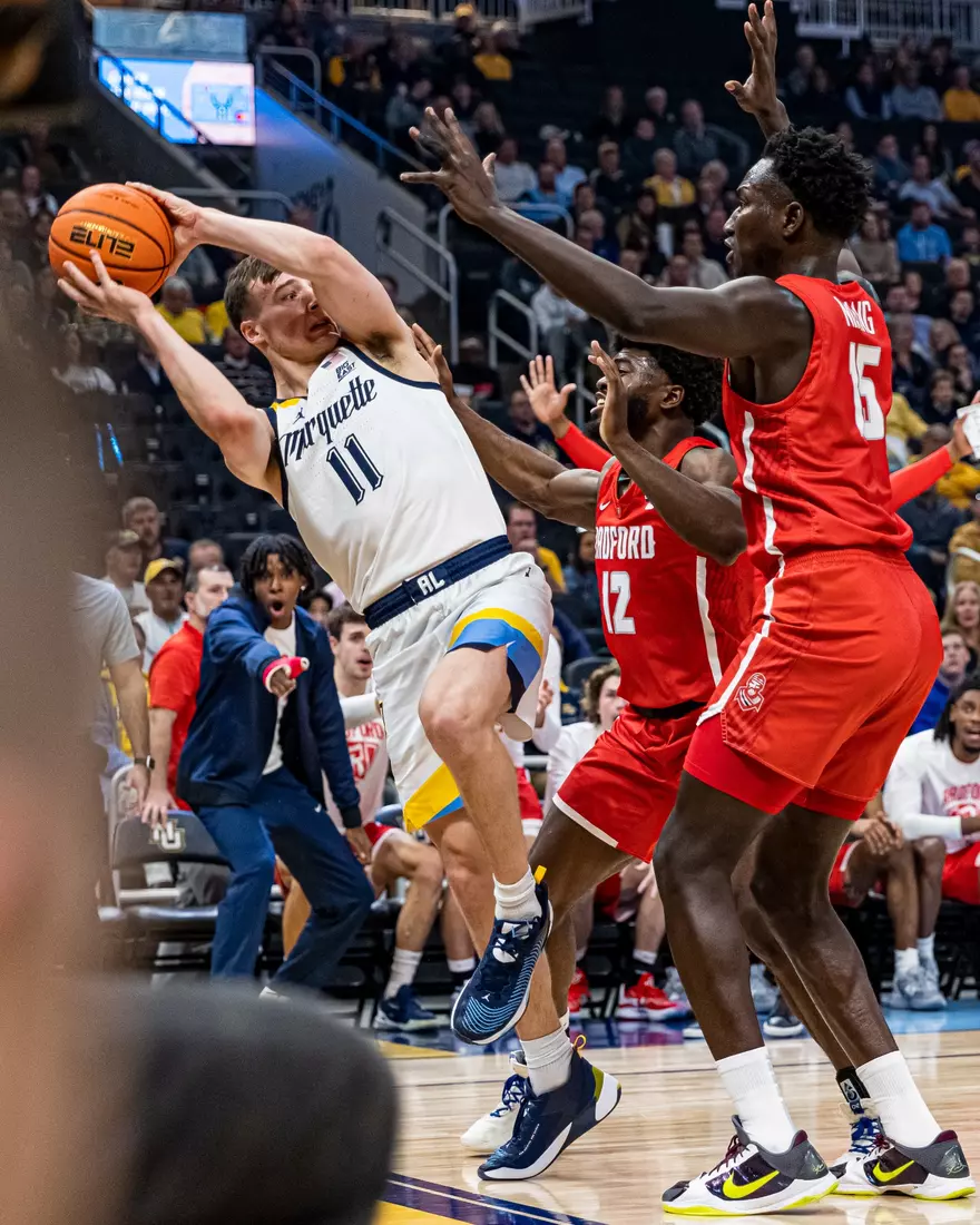 Marquette Men's Basketball beats Radford 79-69 at Fiserv Forum in Milwaukee, WI on Monday November 7, 2022.