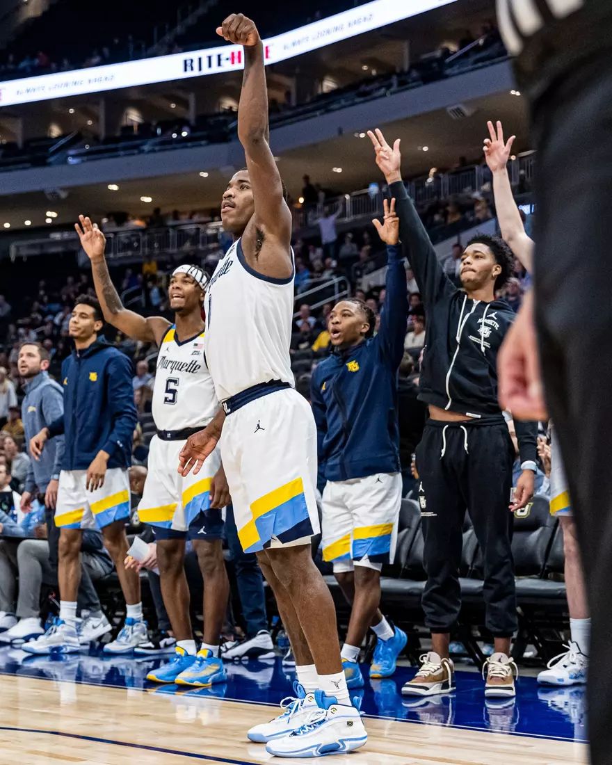 Marquette Men's Basketball beats Radford 79-69 at Fiserv Forum in Milwaukee, WI on Monday November 7, 2022.