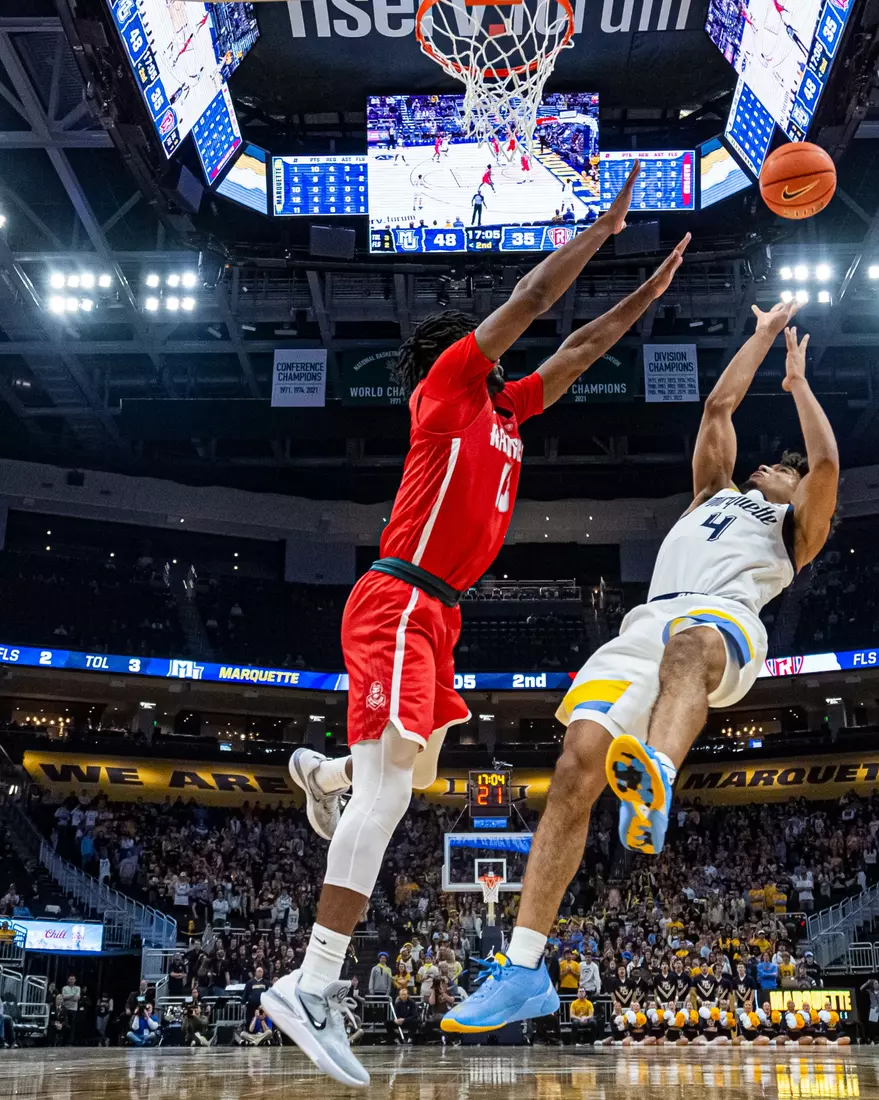 Marquette Men's Basketball beats Radford 79-69 at Fiserv Forum in Milwaukee, WI on Monday November 7, 2022.