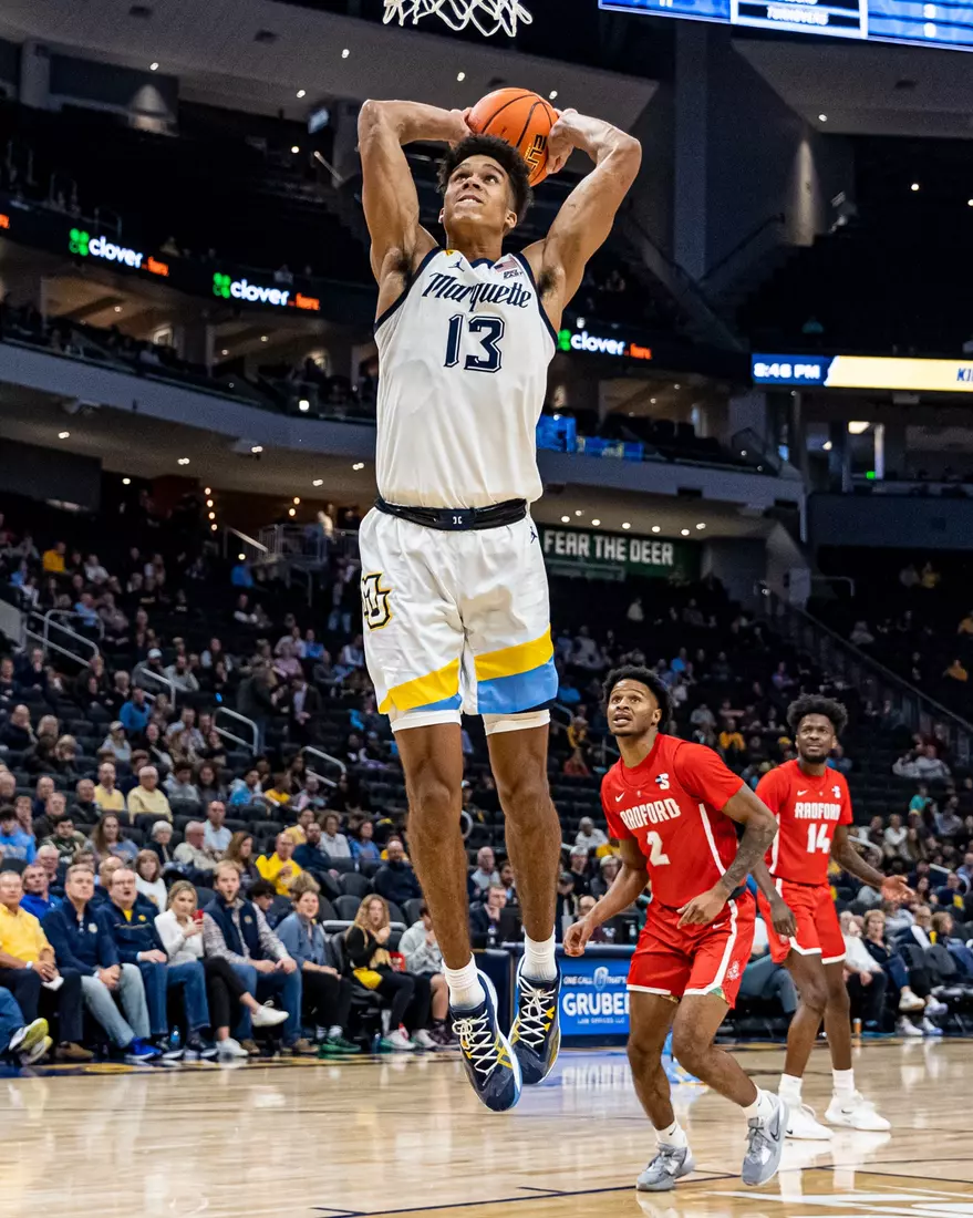 Marquette Men's Basketball beats Radford 79-69 at Fiserv Forum in Milwaukee, WI on Monday November 7, 2022.
