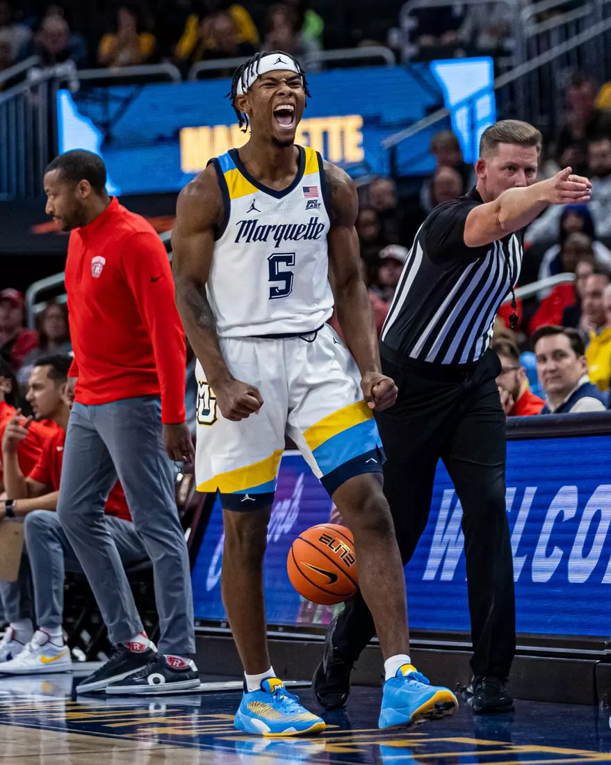 Marquette Men's Basketball beats Radford 79-69 at Fiserv Forum in Milwaukee, WI on Monday November 7, 2022.