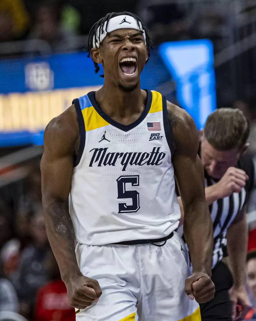 Marquette Men's Basketball beats Radford 79-69 at Fiserv Forum in Milwaukee, WI on Monday November 7, 2022.