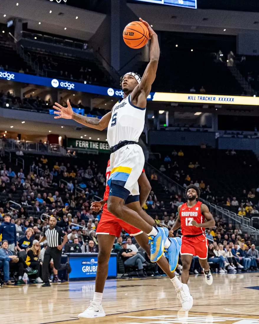 Marquette Men's Basketball beats Radford 79-69 at Fiserv Forum in Milwaukee, WI on Monday November 7, 2022.