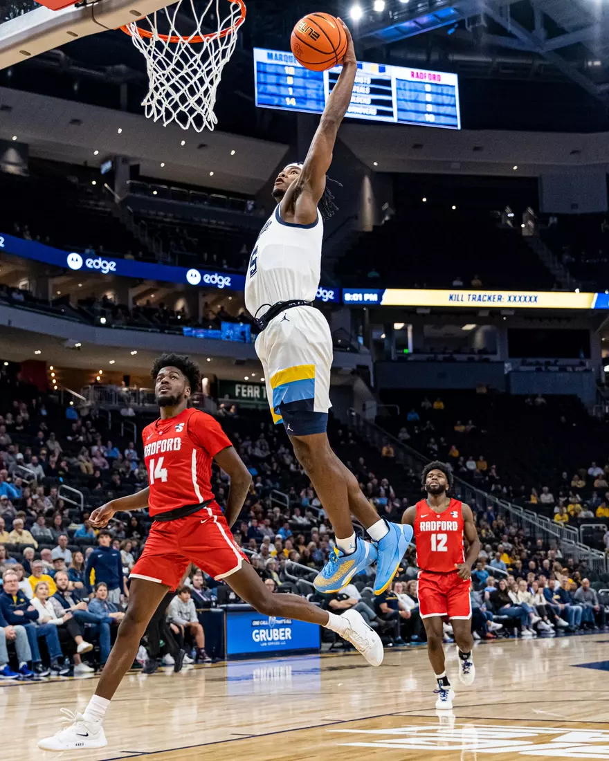 Marquette Men's Basketball beats Radford 79-69 at Fiserv Forum in Milwaukee, WI on Monday November 7, 2022.
