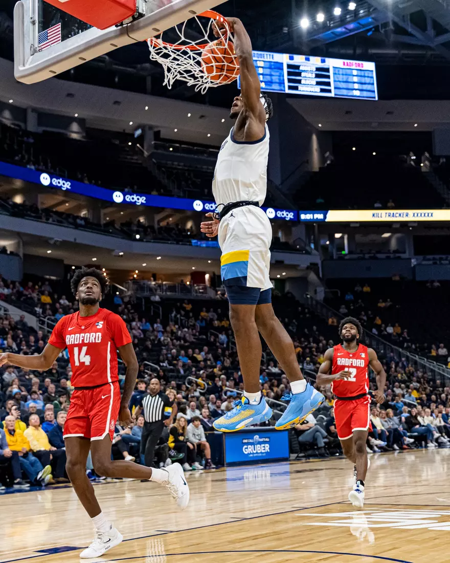 Marquette Men's Basketball beats Radford 79-69 at Fiserv Forum in Milwaukee, WI on Monday November 7, 2022.
