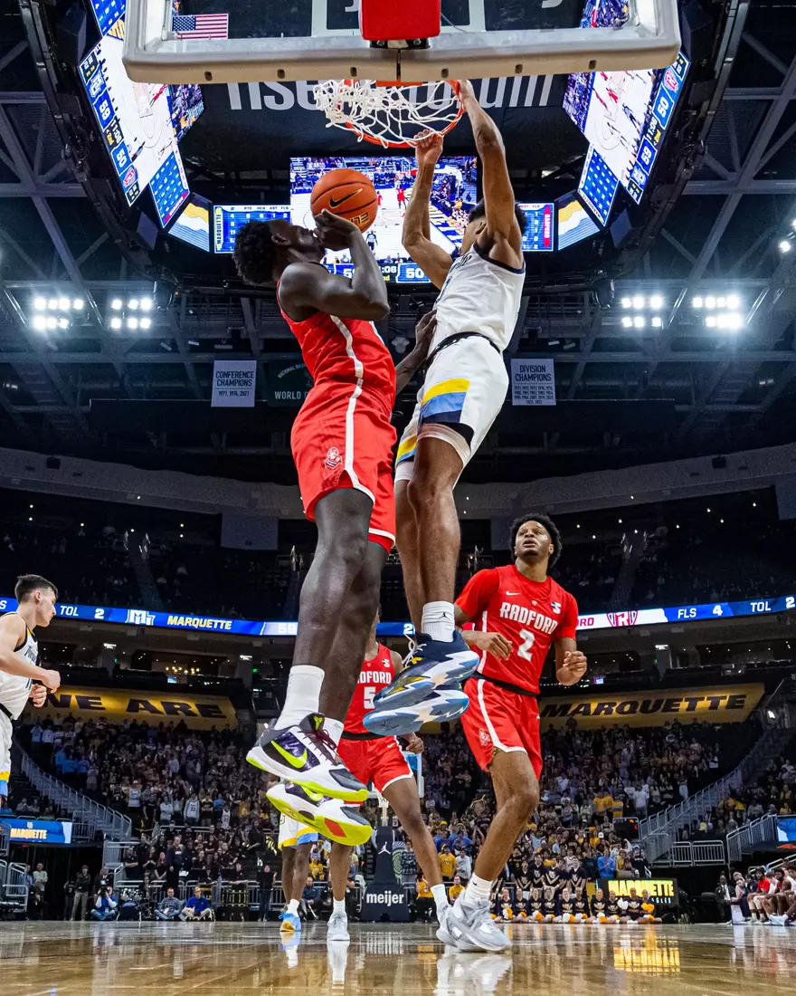 Marquette Men's Basketball beats Radford 79-69 at Fiserv Forum in Milwaukee, WI on Monday November 7, 2022.