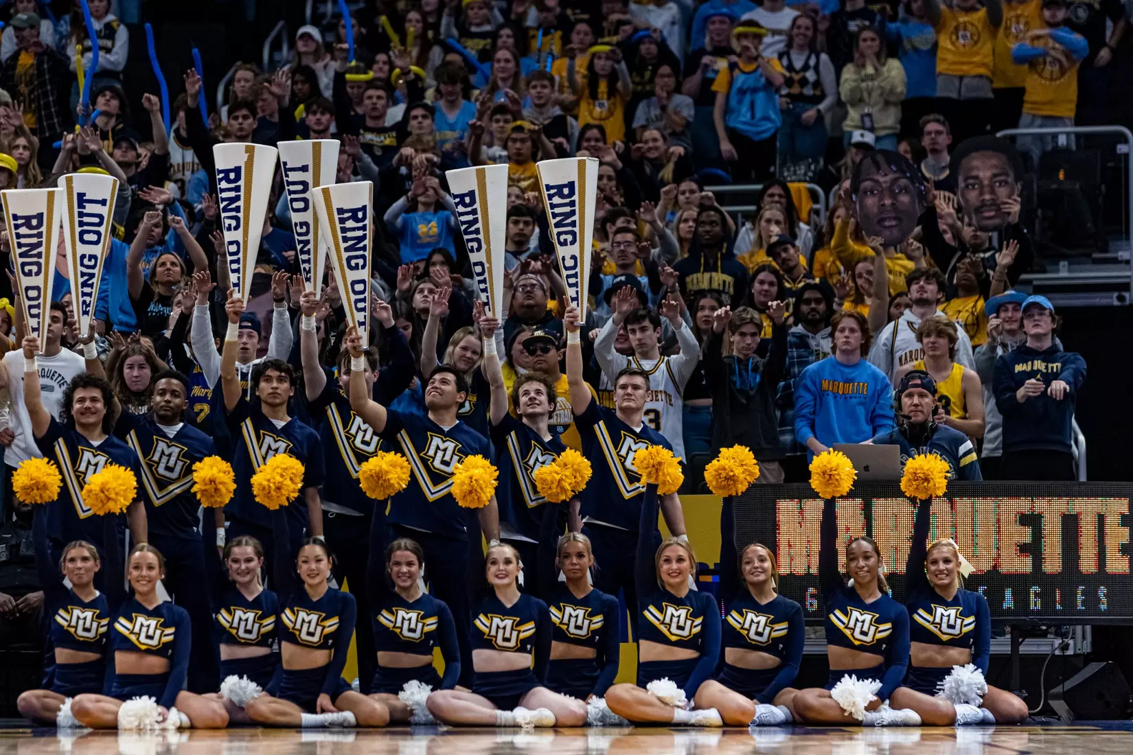 Marquette Men's Basketball beats Radford 79-69 at Fiserv Forum in Milwaukee, WI on Monday November 7, 2022.