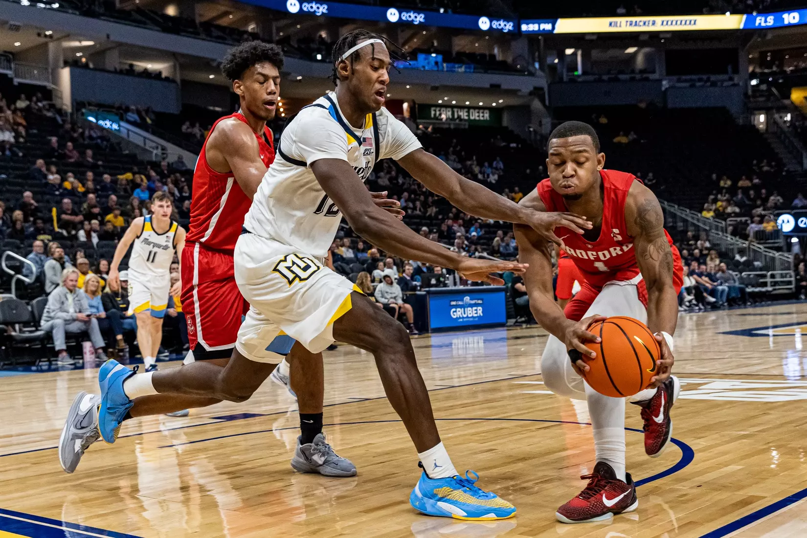 Marquette Men's Basketball beats Radford 79-69 at Fiserv Forum in Milwaukee, WI on Monday November 7, 2022.