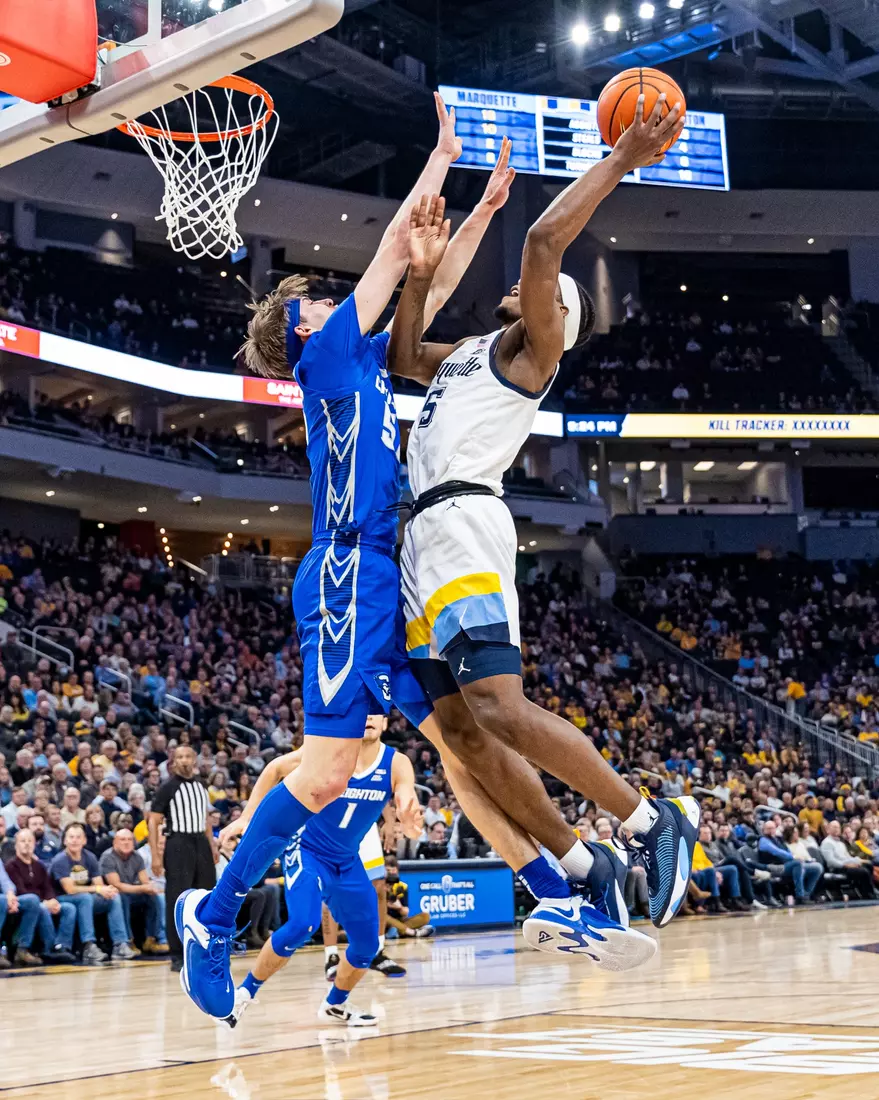 Marquette Men's Basketball defeats Creighton 69-58 at Fiserv Forum in Milwaukee, WI on Friday December, 2022.