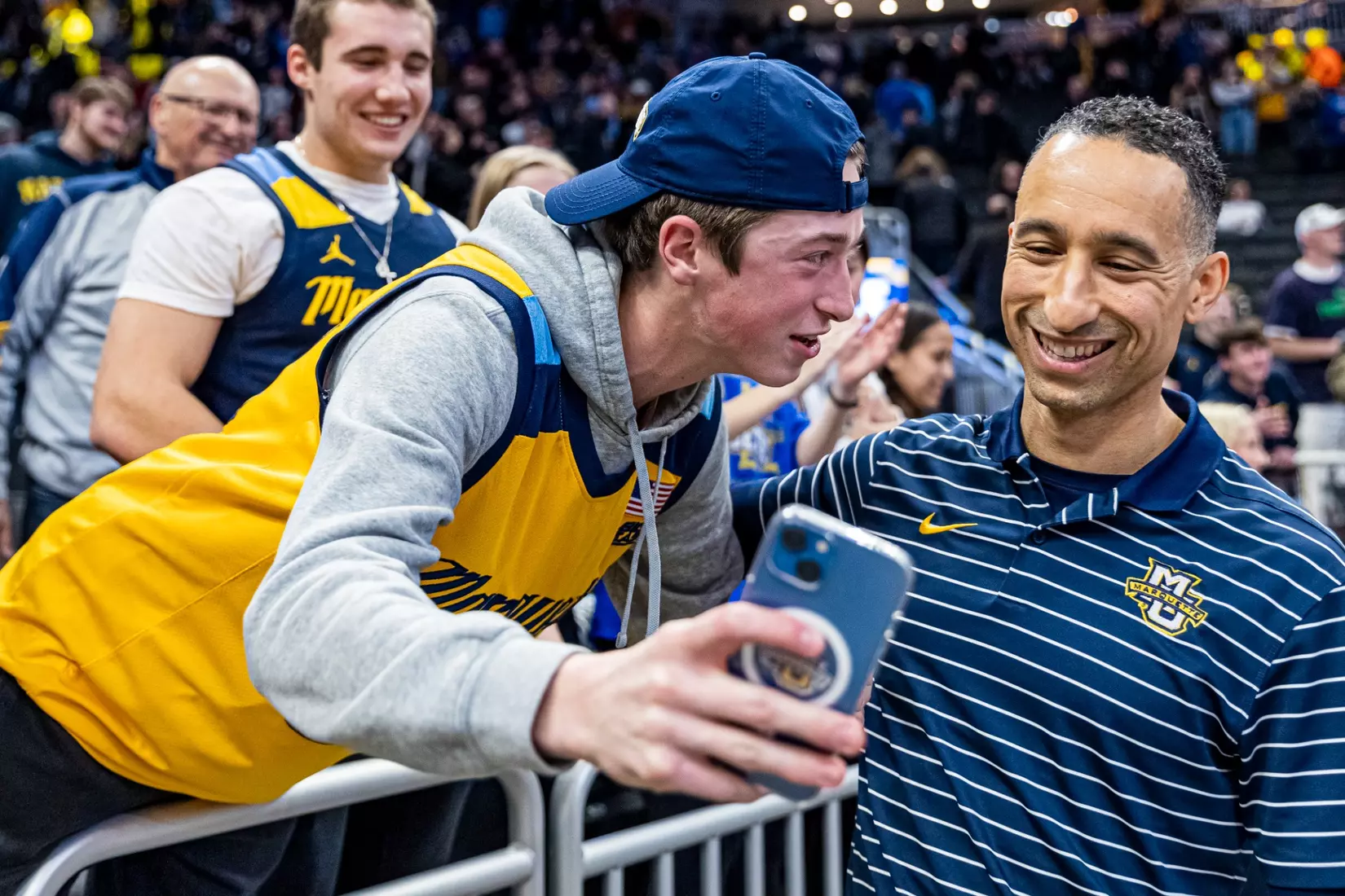 Marquette Men's Basketball defeats Creighton 69-58 at Fiserv Forum in Milwaukee, WI on Friday December, 2022.