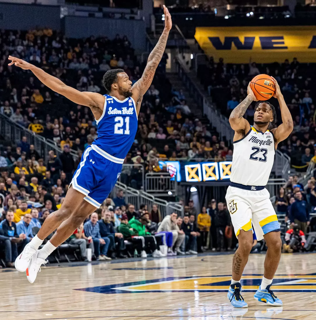Marquette Men's Basketball defeats Seton Hall 83-69 at Fiserv Forum in Milwaukee, WI on Tuesday December 27, 2022.