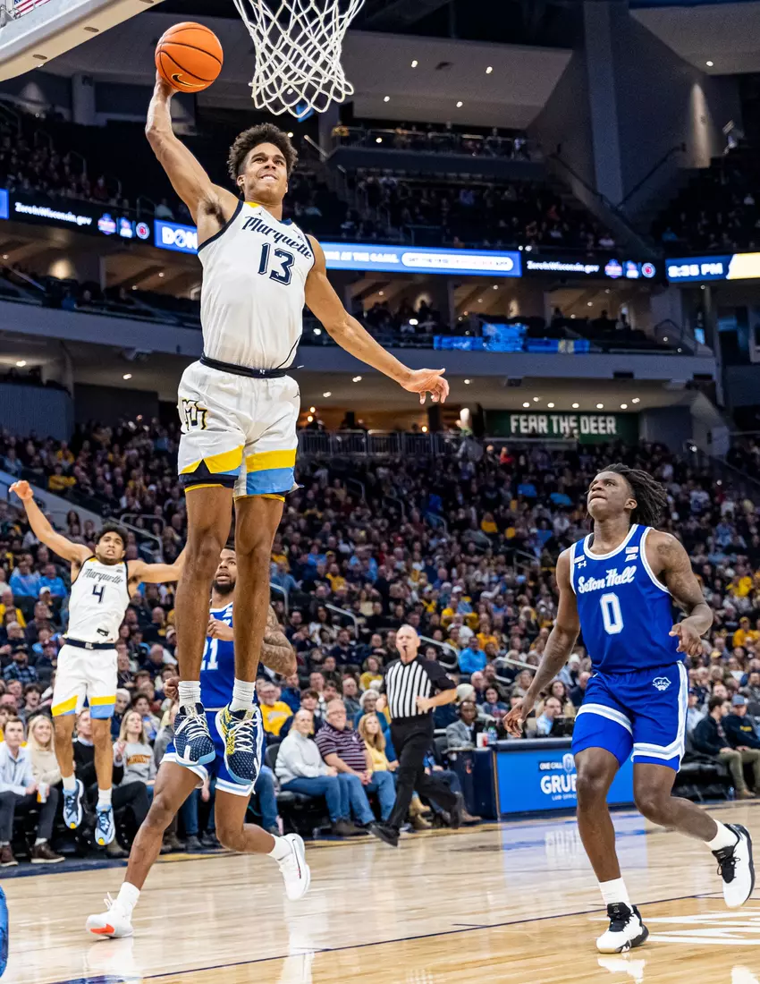 Marquette Men's Basketball defeats Seton Hall 83-69 at Fiserv Forum in Milwaukee, WI on Tuesday December 27, 2022.