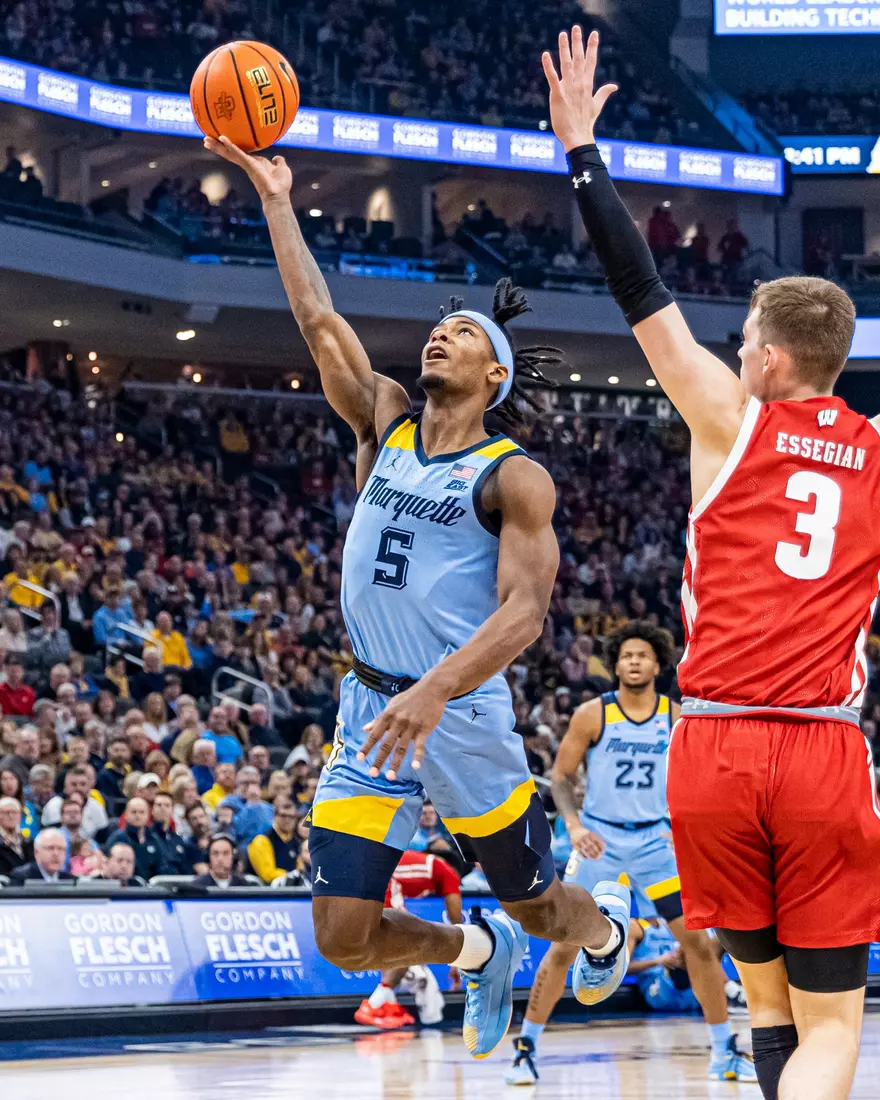 Marquette Men's Basketball falls to Wisconsin 80-77 in overtime at Fiserv Forum in Milwaukee, WI on Saturday December 3, 2022.