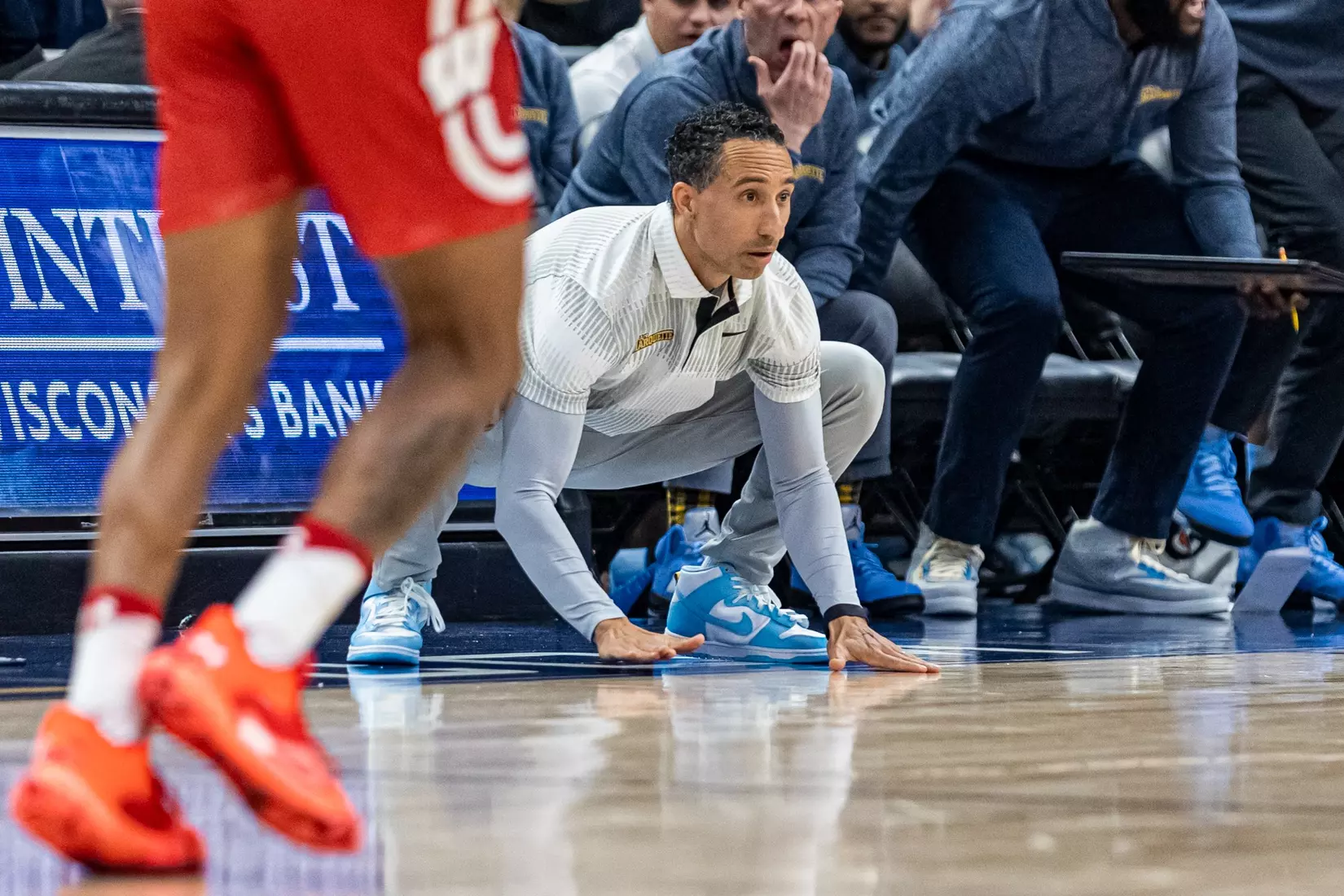 Marquette Men's Basketball falls to Wisconsin 80-77 in overtime at Fiserv Forum in Milwaukee, WI on Saturday December 3, 2022.