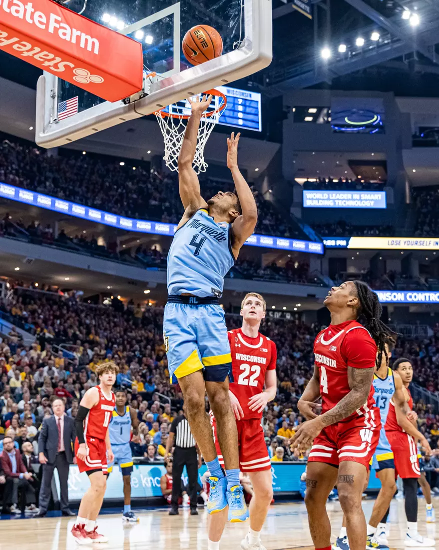 Marquette Men's Basketball falls to Wisconsin 80-77 in overtime at Fiserv Forum in Milwaukee, WI on Saturday December 3, 2022.