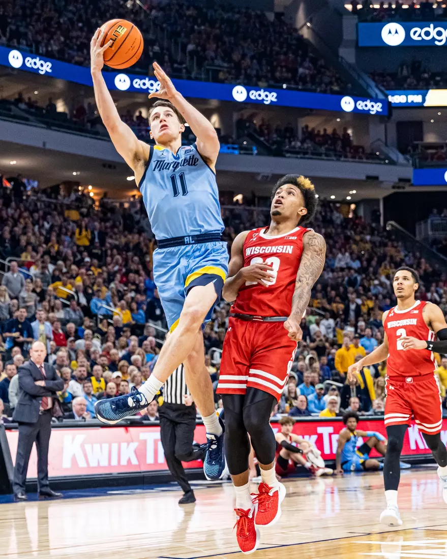 Marquette Men's Basketball falls to Wisconsin 80-77 in overtime at Fiserv Forum in Milwaukee, WI on Saturday December 3, 2022.