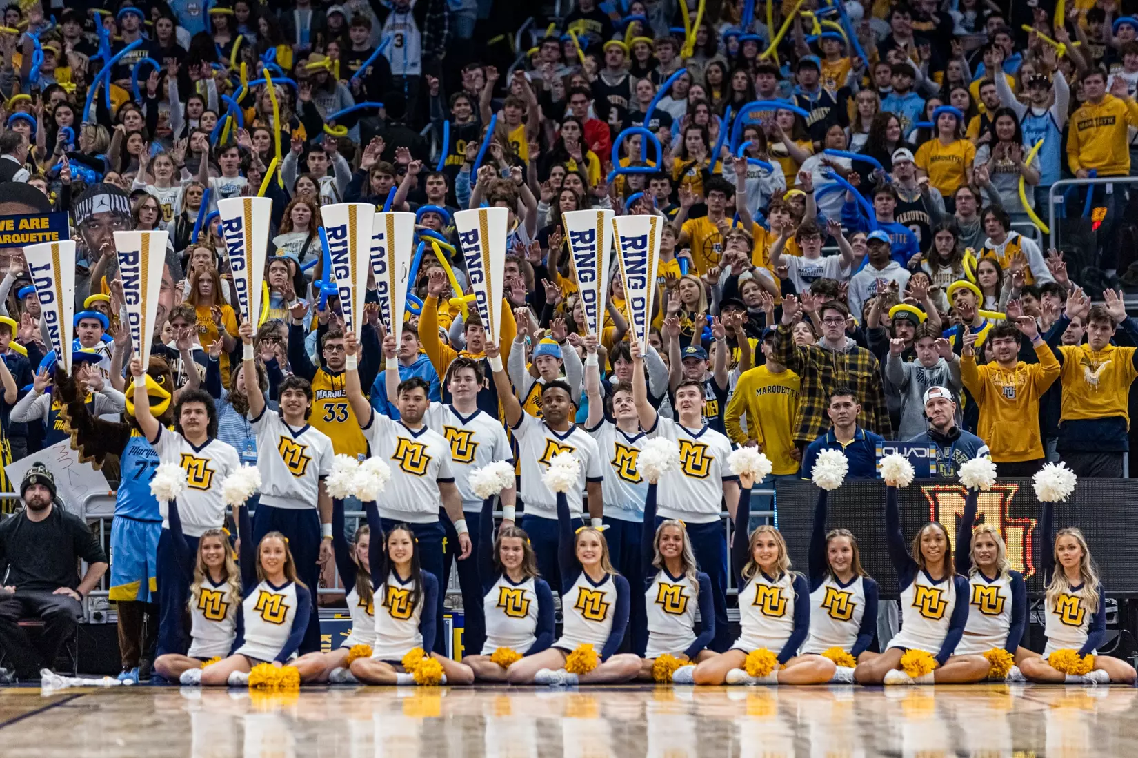 Marquette Men's Basketball falls to Wisconsin 80-77 in overtime at Fiserv Forum in Milwaukee, WI on Saturday December 3, 2022.