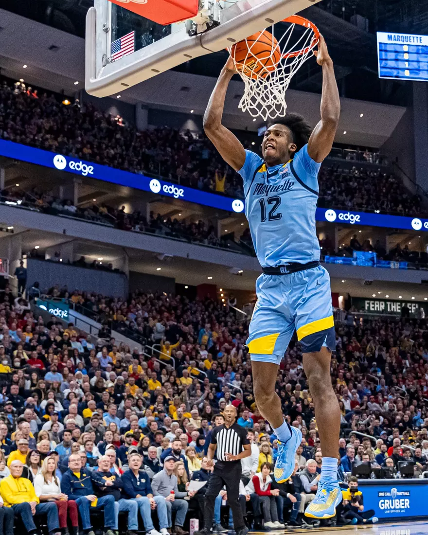 Marquette Men's Basketball falls to Wisconsin 80-77 in overtime at Fiserv Forum in Milwaukee, WI on Saturday December 3, 2022.