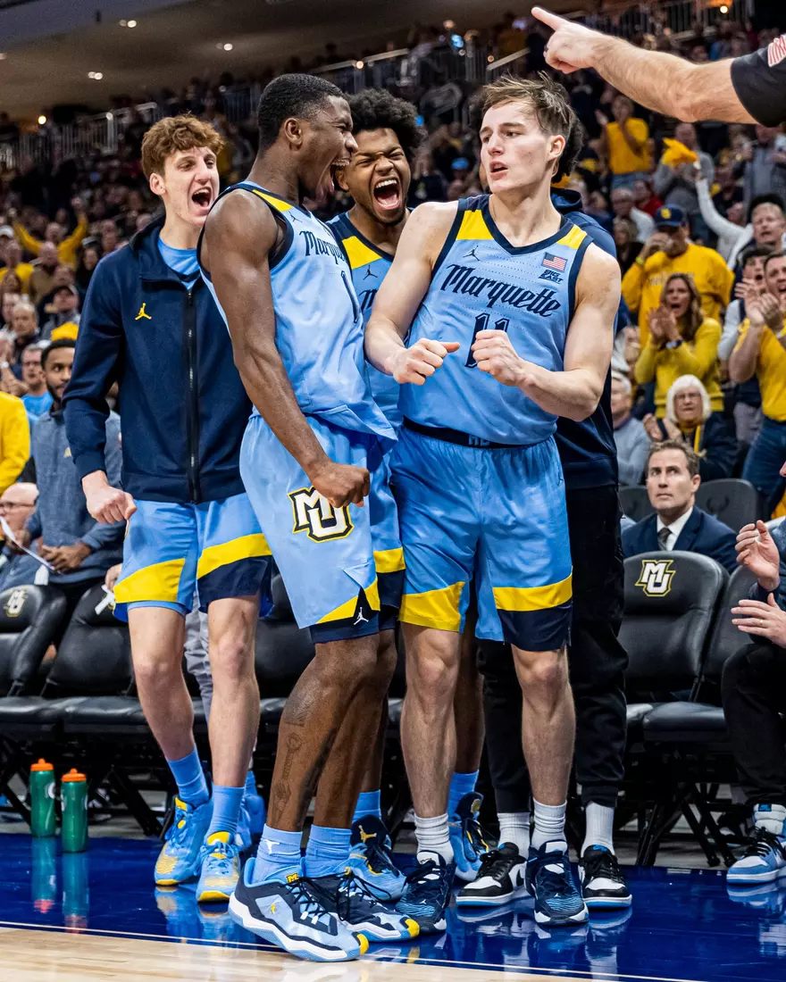 Marquette Men's Basketball falls to Wisconsin 80-77 in overtime at Fiserv Forum in Milwaukee, WI on Saturday December 3, 2022.