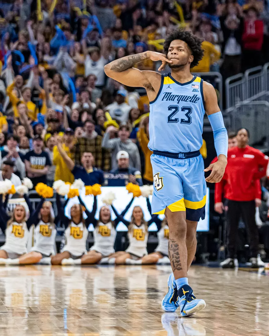 Marquette Men's Basketball falls to Wisconsin 80-77 in overtime at Fiserv Forum in Milwaukee, WI on Saturday December 3, 2022.