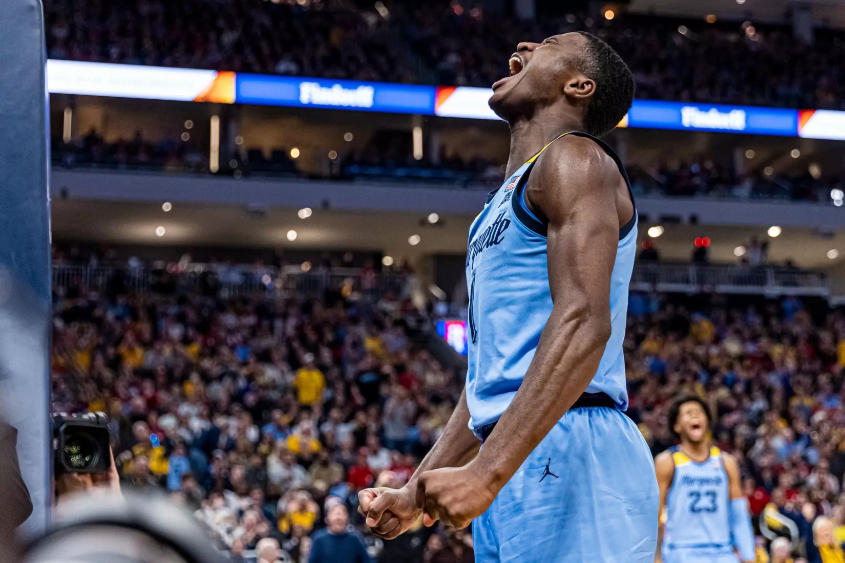 Marquette Men's Basketball falls to Wisconsin 80-77 in overtime at Fiserv Forum in Milwaukee, WI on Saturday December 3, 2022.