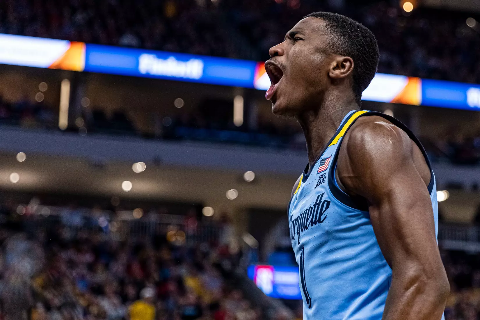 Marquette Men's Basketball falls to Wisconsin 80-77 in overtime at Fiserv Forum in Milwaukee, WI on Saturday December 3, 2022.