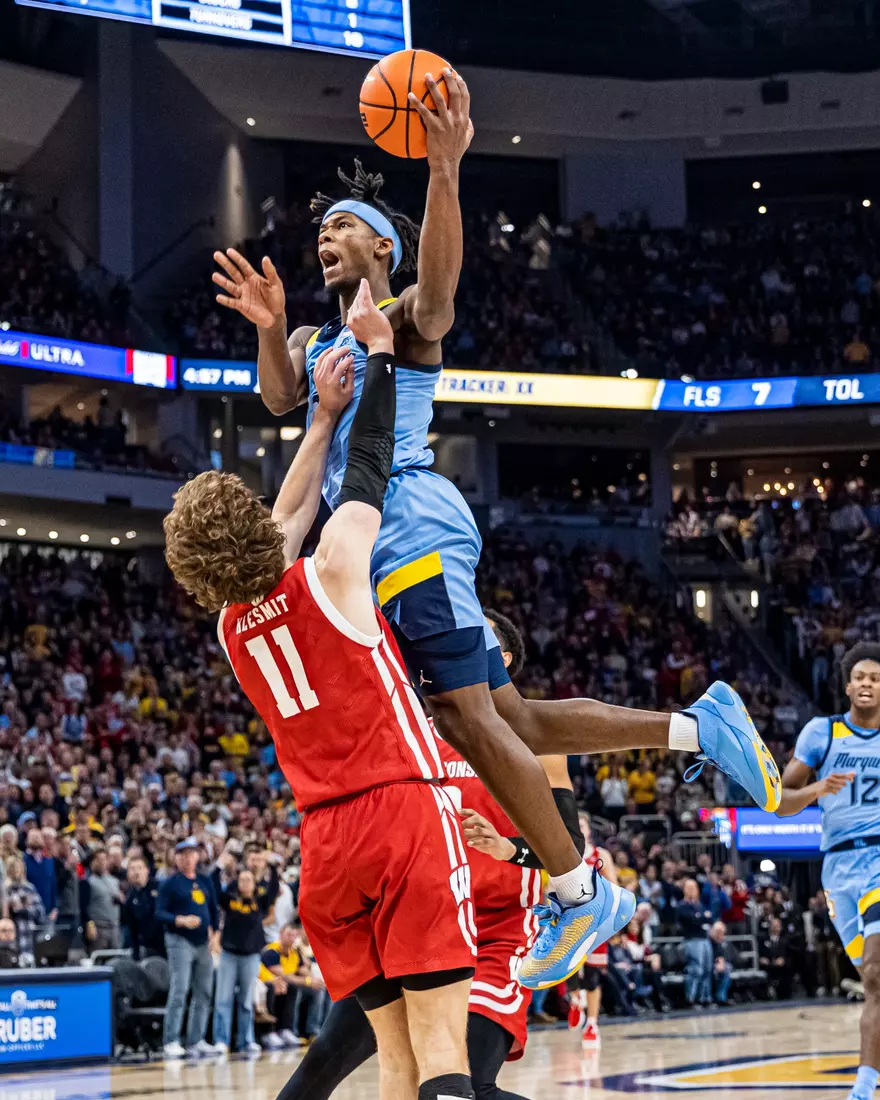 Marquette Men's Basketball falls to Wisconsin 80-77 in overtime at Fiserv Forum in Milwaukee, WI on Saturday December 3, 2022.