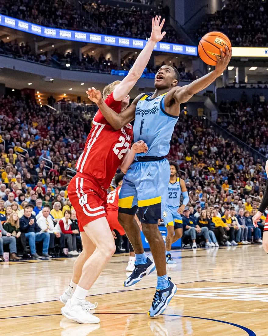 Marquette Men's Basketball falls to Wisconsin 80-77 in overtime at Fiserv Forum in Milwaukee, WI on Saturday December 3, 2022.